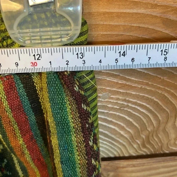 Vision of Tibet Womens pants joggers S/M green stretch waist boho cottagecore - Picture 2 of 9